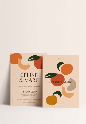 Faire Part - Fruits d'été