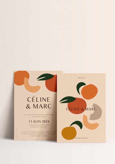 Faire Part - Fruits d'été