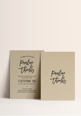 Invitation - Rustic Chic
