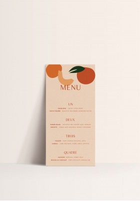 Menu- Fruits d'été