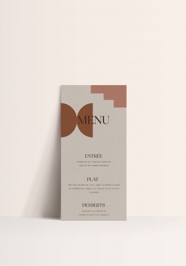 Menu- Boho Marocco