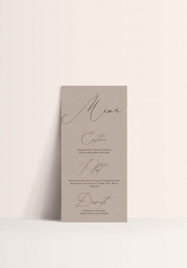 Menu - La Vita Bella