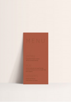 Menu - Minimalist