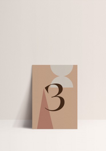 Table number - Boho Marocco