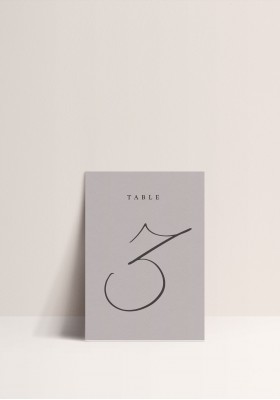 Table number - La Vita Bella