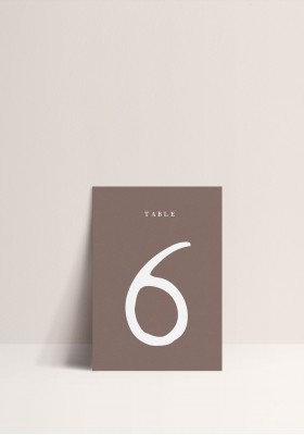 Nom de Table - Terracotta