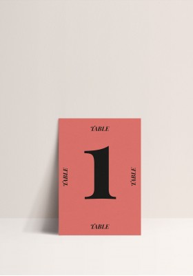 Nom de Table - Wedding is the New Black
