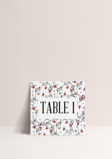 Table number - Rustic Chic