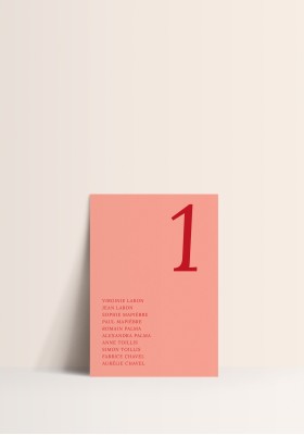 Seating plan - Minimalist