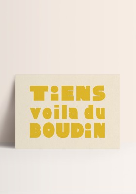 Poster - Voila du boudin