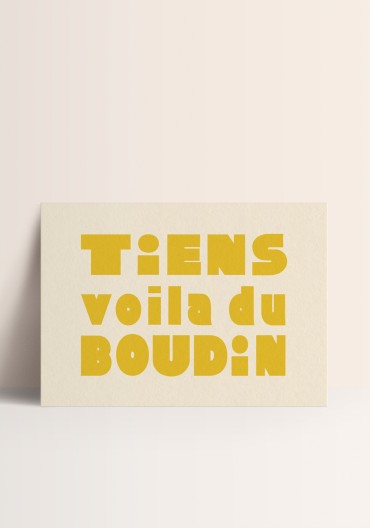 Poster - Tiens voila du boudin