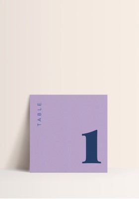Table number - Maximalist