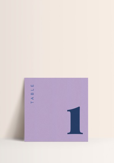 Table number - Maximalist