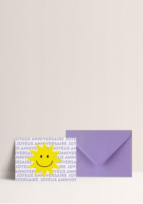 Carte - Joyeux anniversaire