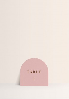 Table number - Le Printemps