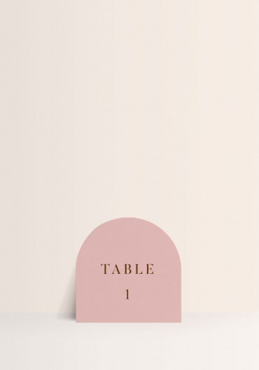 Table number - Le Printemps
