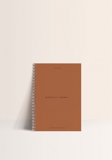 Wedding book -  Terracotta