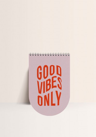 Carnet de notes - Good Vibes Only