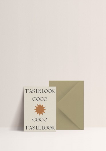 Card - T'as le look Coco