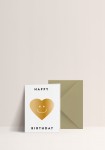 Card - Happy Birthday Coeur