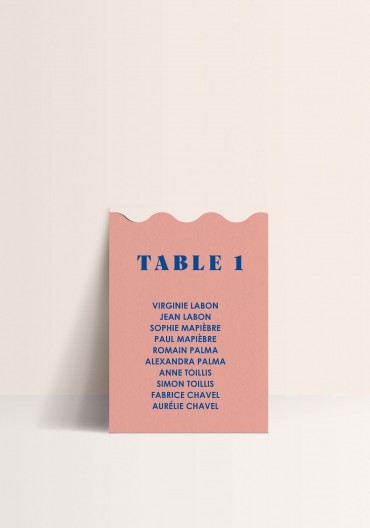 Plan de Table - Memphis