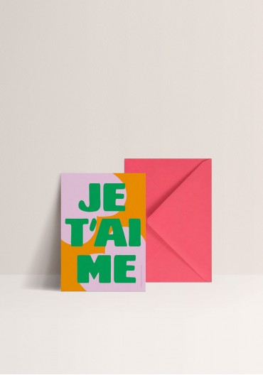 Carte - Je t'aime