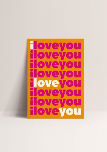 Poster - I love you