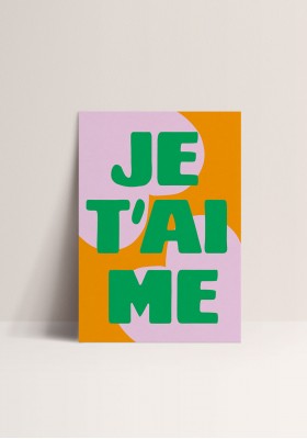 Poster - Je t'aime