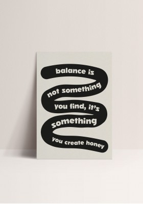 Poster - Balance