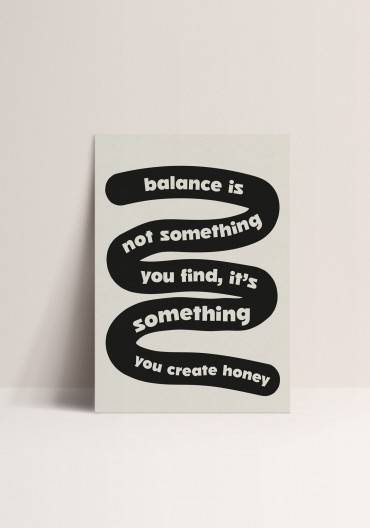 Poster - Balance