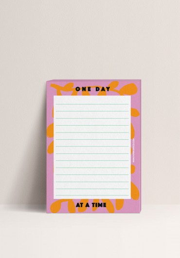 Bloc notes - One day at a time