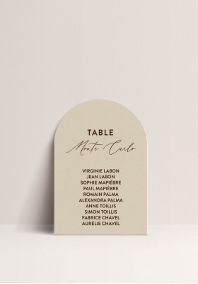 Plan de Table - Fall in Love