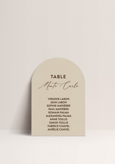 Plan de Table - Fall in Love