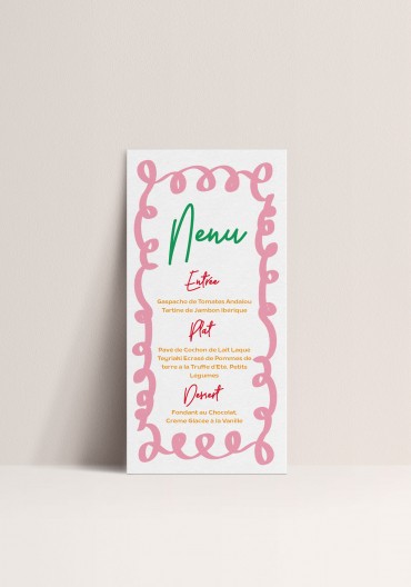 Menu - Amore