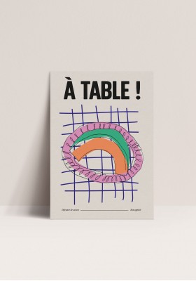 Poster - A table !