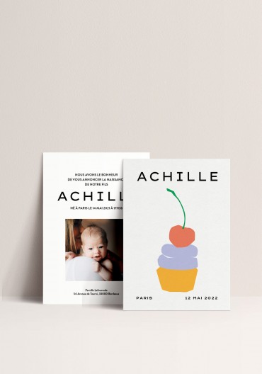 Birth announcement - Tutti Frutti