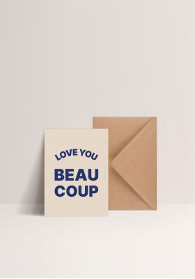 Carte - Love you beaucoup