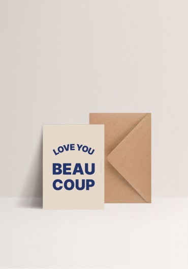 Carte - Love you beaucoup