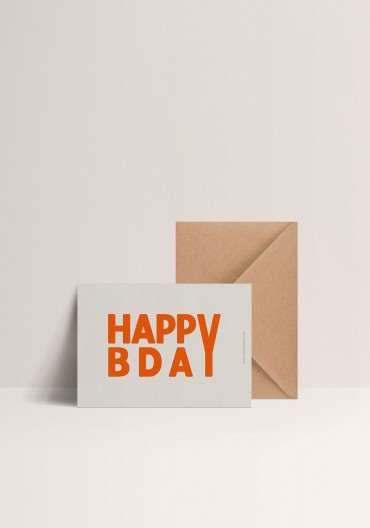 Carte - Happy Bday