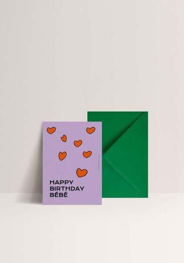 Card - Happy Birthday bébé
