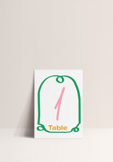 Nom de Table - Amore