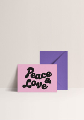 Carte - Peace and Love