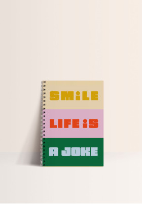 Carnet de notes - Smile Life is a Joke