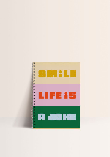 Carnet de notes - Smile Life is a Joke