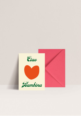Card - Ciao Bambina