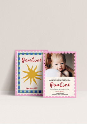 Birth announcement - My everything