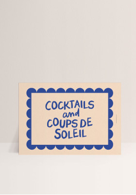 Poster - Cocktails and coups de soleil