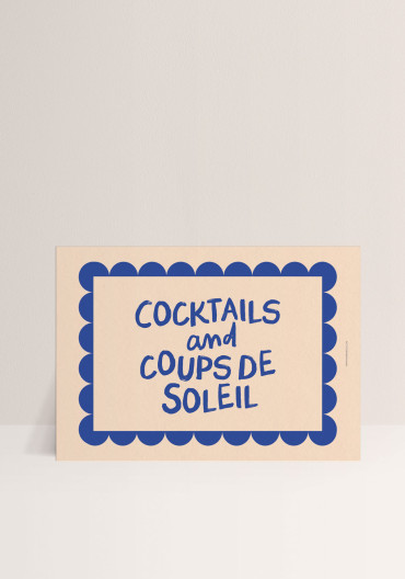 Poster - Cocktails and coups de soleil