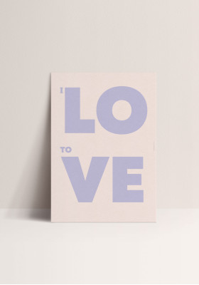 Poster - I Love to Love