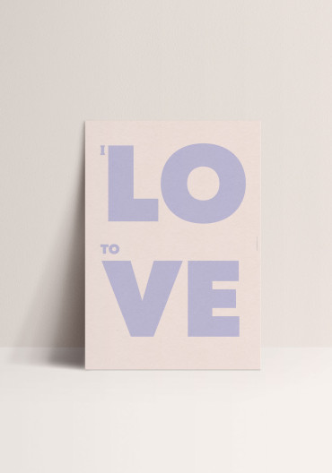 Poster - I Love to Love